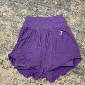 Gymshark Purple Athletic Shorts